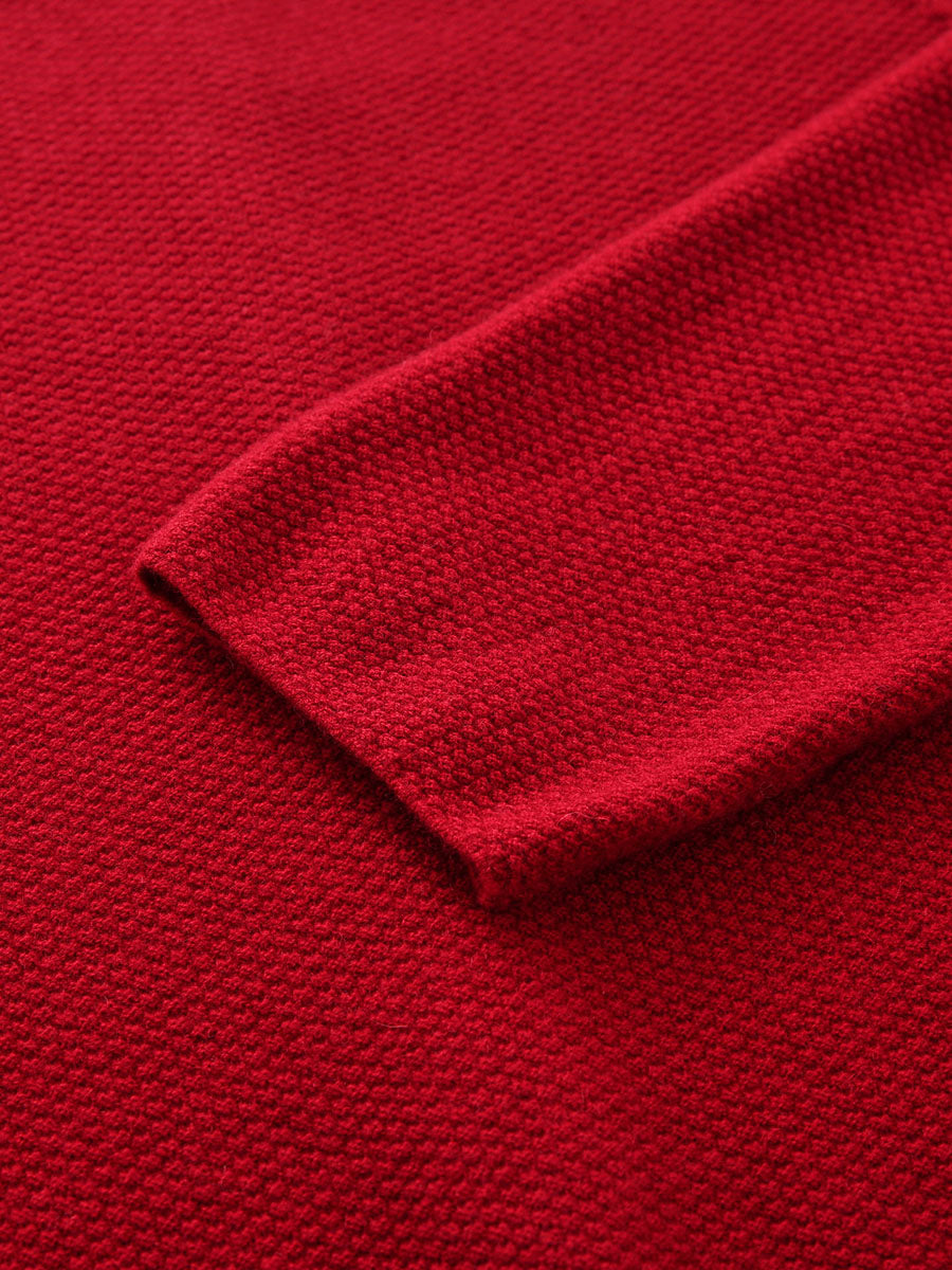 COMOBOCA 100% Cashmere Women's Button Front Knit Cardigan