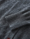 COMOBOCA 100% Cashmere Women's Turtleneck Button Front Knit Cardigan