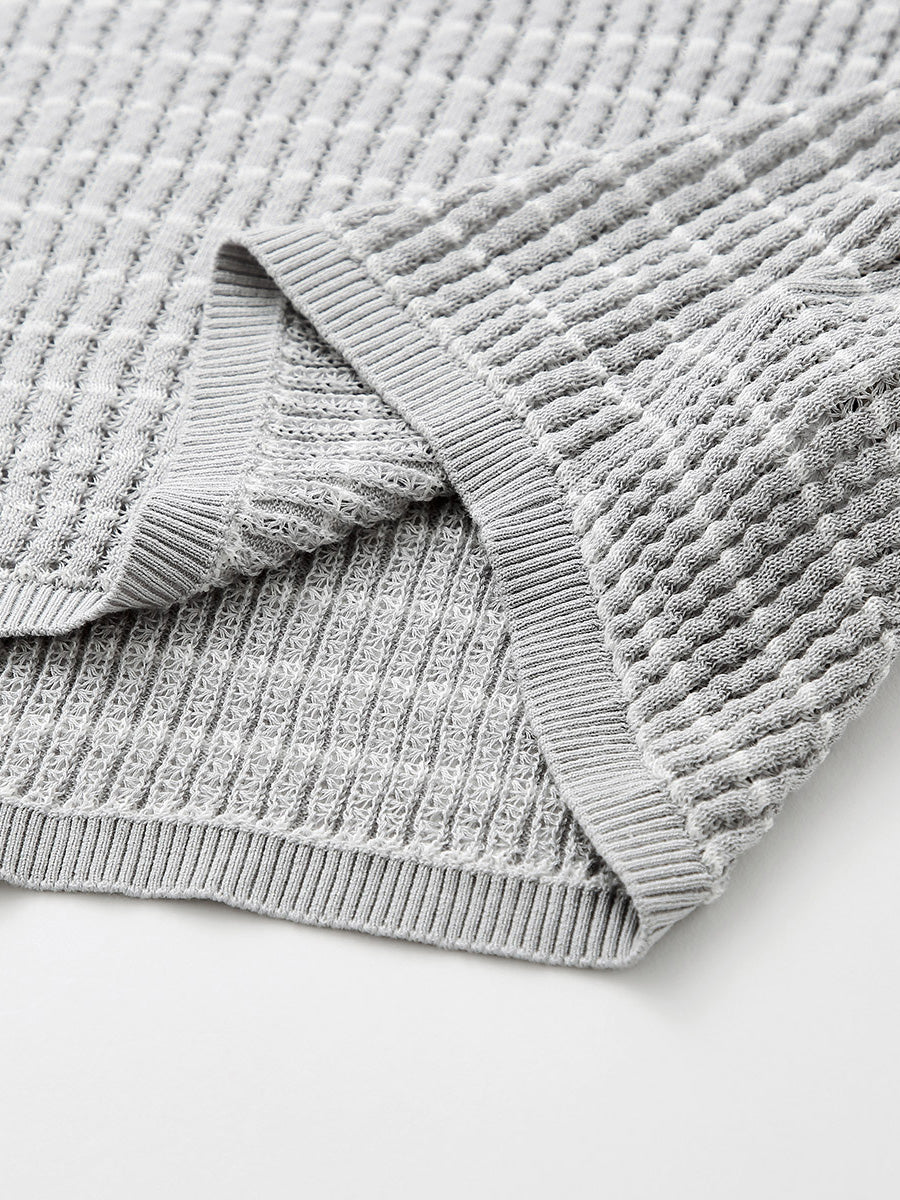 COMOBOCA Women's Striped Knit Pullover Sweater