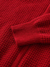 COMOBOCA 100% Cashmere Women's Double Zip Knit Cardigan