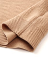 COMOBOCA 100% Wool Women's Dual Zip Cardigan with Pockets