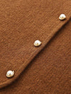 COMOBOCA 100% Wool Women's Button-Down Knit Vest