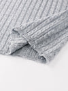 COMOBOCA Women's Cable Knit Ribbed Sweater