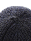 COMOBOCA 100% Wool Men's Striped Ribbed Knit Beanie