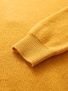 COMOBOCA 100% Cashmere Women's Ribbed Half Zip Knit Hoodie