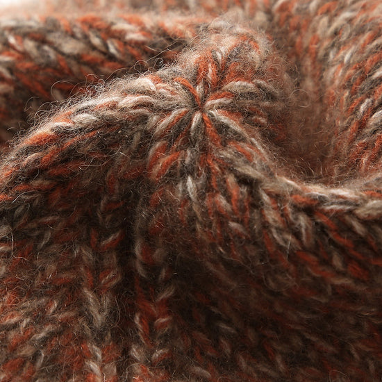COMOBOCA 100% Cashmere Ribbed Knit Beanie
