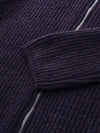 COMOBOCA 100% Cashmere Women's Ribbed Collared Zip Up Cardigan