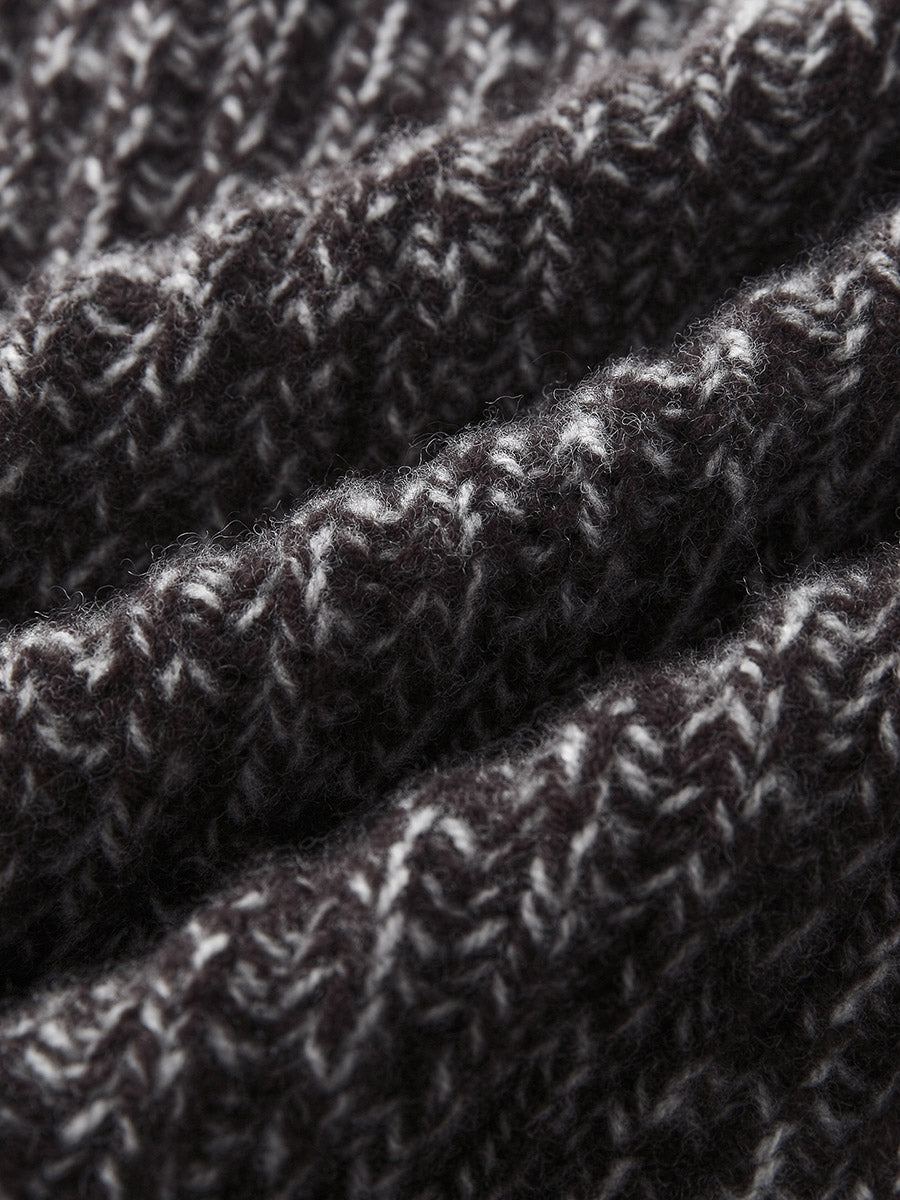 COMOBOCA 100% Wool Women's Knit Button Neck Warmer Shawl