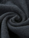 COMOBOCA 100% Wool Kid's Cable Knit Zip Up Coat