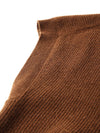COMOBOCA 100% Cashmere Women's Hooded Double-Head Zipper Vest