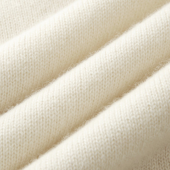 COMOBOCA 100% Cashmere Women's Cable Button Front Knit Cardigan