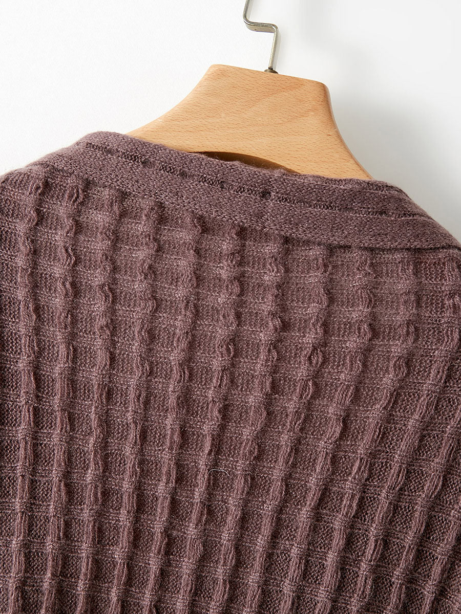 COMOBOCA 100% Cashmere Scarf Solid Color Shawls with Buttons