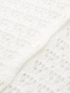 COMOBOCA Women's Bell Sleeve Lace Knit Cardigan