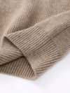 COMOBOCA 100% Cashmere Women's Knit Sweater Hoodie
