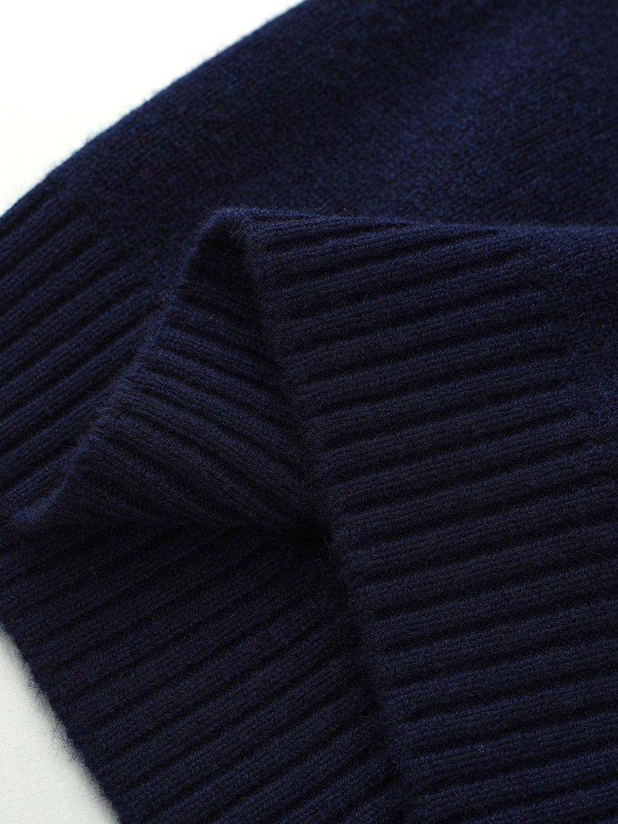 COMOBOCA 100% Wool Kids' Fair Isle Round Neck Sweater