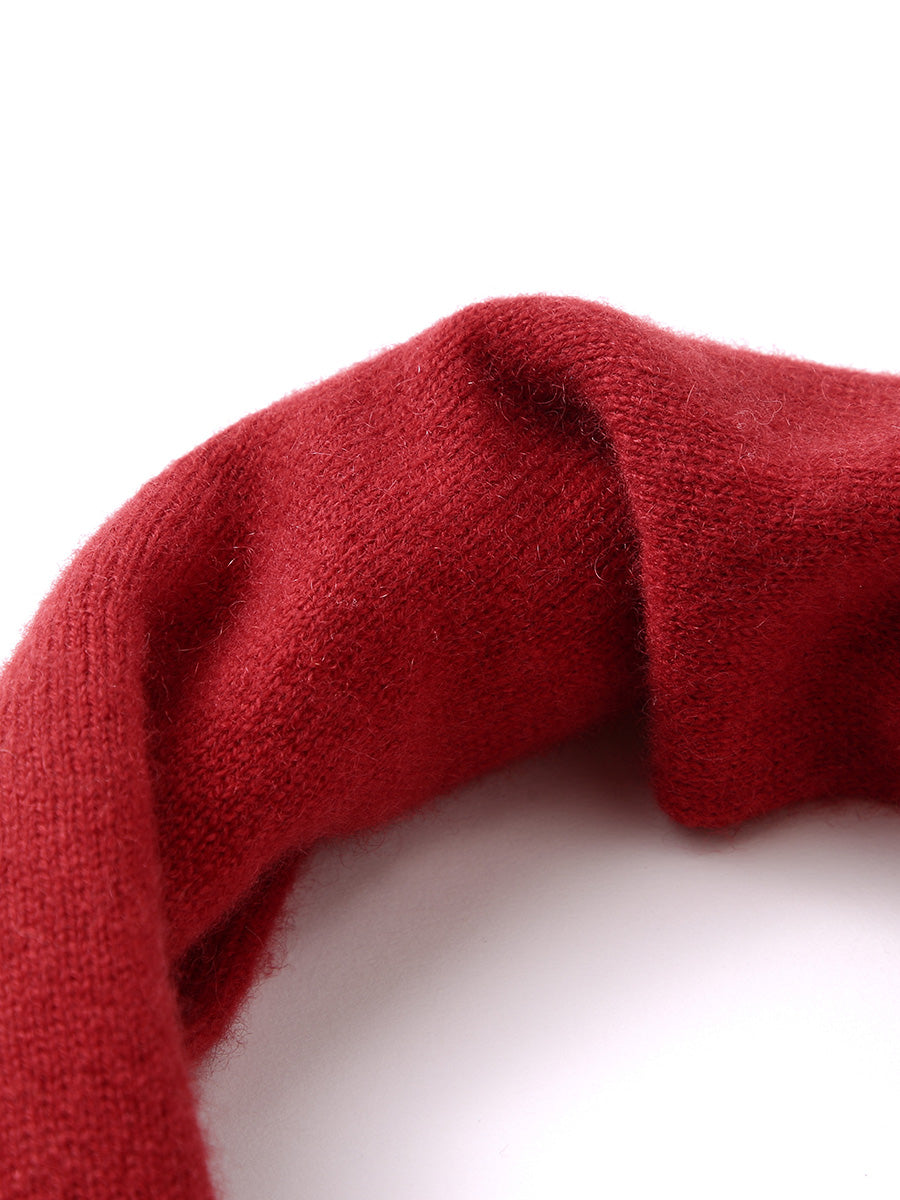 COMOBOCA 100% Cashmere Women's Embroidered Scarf