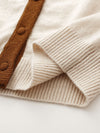 COMOBOCA 100% Cashmere Women's Fair Isle Button Front Cardigan
