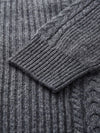 COMOBOCA 100% Wool Women's Cardigan Long Knit Coats with Pockets