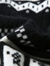COMOBOCA 100% Cashmere Women's Sweater with Abstract Design