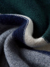 COMOBOCA 100% Wool Kids' Round Neck Striped Sweater
