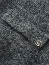 COMOBOCA 100% Cashmere Women's Shawl Collar Button Up Knit Cardigan