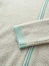 COMOBOCA 100% Cashmere Women's Textured Knit Zip Up Cardigan