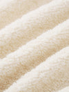 COMOBOCA 100% Wool Women's Striped Ribbing Jacket