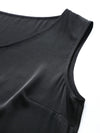 COMOBOCA Women's Chic Lace-Trimmed V-Neck Tank Top