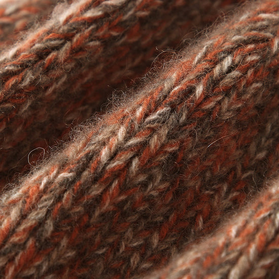 COMOBOCA 100% Cashmere Ribbed Knit Beanie