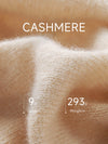 COMOBOCA 100% Cashmere Women's Double Zip Hoodie