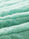 COMOBOCA 100% Cashmere Women's Cable Knit Sweater