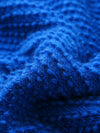 COMOBOCA 100% Cashmere Women's Textured Knit Pocket Hoodie