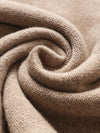 COMOBOCA 100% Wool Women's Cable Knit Sweater