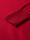 COMOBOCA 100% Cashmere Women's Knit Zip Cardigan Hoodie