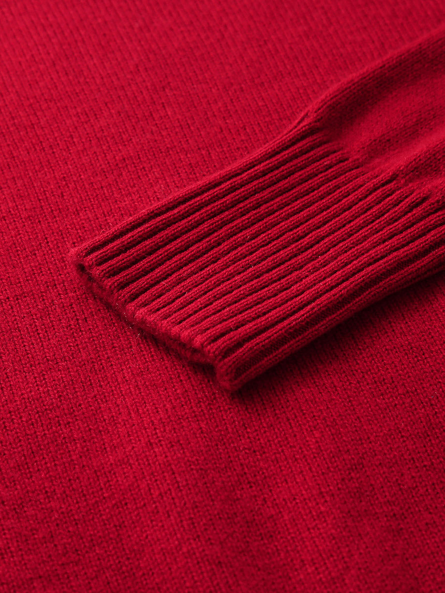 COMOBOCA 100% Cashmere Women's Knit Zip Cardigan Hoodie