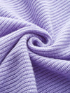 COMOBOCA 100% Wool Women's Cable Round Neck Knit Sweater