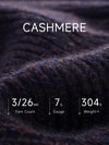 COMOBOCA 100% Cashmere Women's Ribbed Collared Zip Up Cardigan