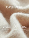 COMOBOCA 100% Cashmere Women's Cable Zip Up Knit Cardigan