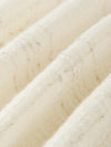COMOBOCA 100% Cashmere Scarf with Fringes and Metallic Shimmer