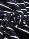 COMOBOCA Women's Striped Button Hooded Cardigan