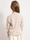 COMOBOCA 100% Wool Kids' Round Neck Cartoon Sweater