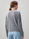 COMOBOCA 100% Cashmere Women's Cable Button Front Knit Cardigan