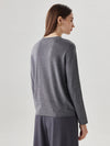 COMOBOCA Women's Reversible Color-Blocked Knit Sweater