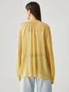 COMOBOCA 100% Mulberry Silk Women's Bow Tie Blouse