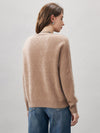 COMOBOCA Women's Wool Seamless Brushed Knit Sweater