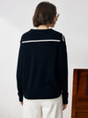 COMOBOCA 100% Cashmere Women's Sailor Collar Sweater