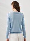 COMOBOCA Women's Ribbed Mock Cardigan Sweater