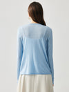 COMOBOCA Women's Button-Up Cardigan with Cable Knit Detail