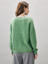 COMOBOCA Women's Wool Seamless Brushed Knit Sweater
