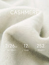 COMOBOCA 100% Cashmere Women's Nordic Reindeer Knit Sweater